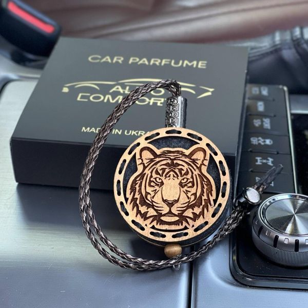 Ароматизатор в машину ТИГР ручной работы, подарок мужчине HAR-TIGER-320 фото