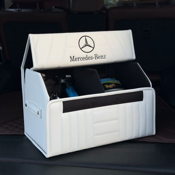 Сумка - органайзер в багажник Premium Pro Elite з вишивкою логотипу Mercedes, розмір М 50 см 200042232 фото