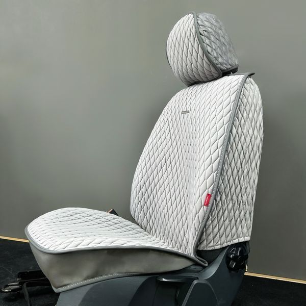 Чохли на сидіння RUBIN, CarFashion, комплект, сірий RUBIN-22695 фото
