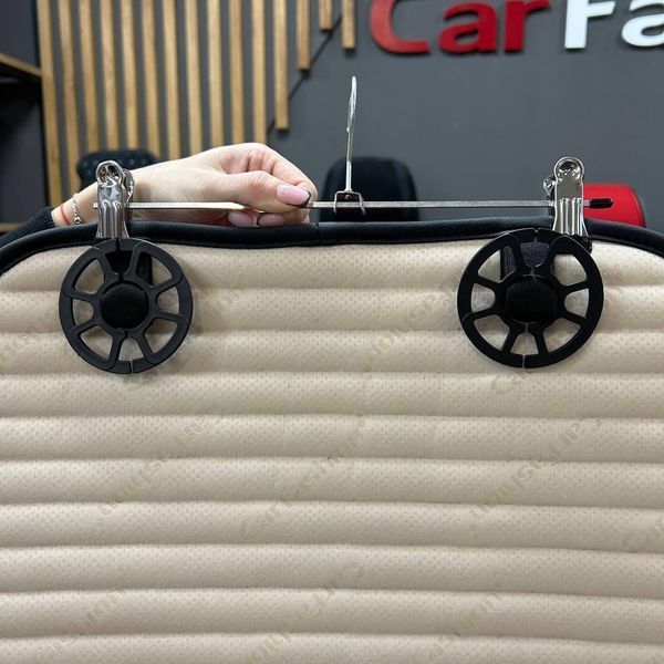 Універсальна накидка на сидіння MINI, CarFashion, шоколад/бежевий 000006666 фото
