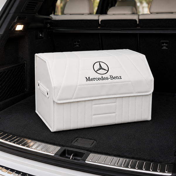 Сумка - органайзер в багажник Premium Pro Elite з вишивкою логотипу Mercedes, розмір М 50 см 200042232 фото