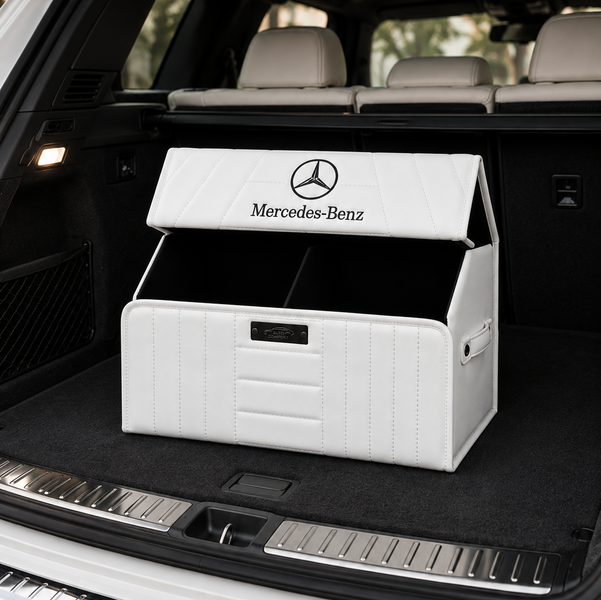 Сумка - органайзер в багажник Premium Pro Elite з вишивкою логотипу Mercedes, розмір М 50 см 200042232 фото