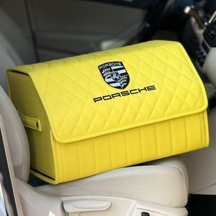 Автомобильный органайзер в багажник Premium Timeless с логотипом Porsche, размер М 50 см 200041896 фото