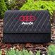 Органайзер в багажник Audi, велюр, черный с красной подкладкой, 50 см, автомобильный органайзер в авто 00021383 фото 2
