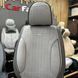 Повний комплект авточохлів CarFashion, модель SHEVRON, сірий 200041134 фото 3