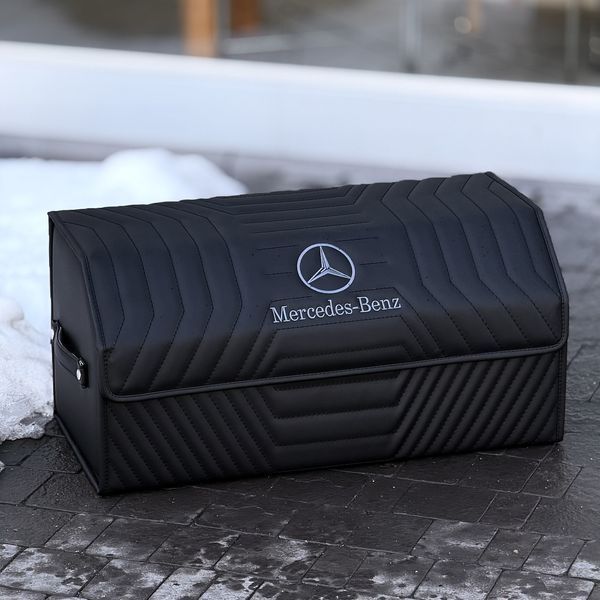 Сумка - органайзер в багажник на магніті Premium Pro Signature з вишивкою логотипу Mercedes, розмір L 65 см 200042185 фото