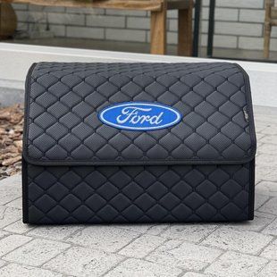 Органайзер в багажник с вышивкой Ford, черный, 50 см, автомобильный органайзер в авто 000007169 фото