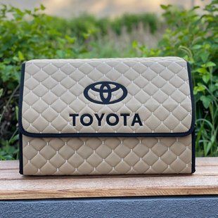 Органайзер в багажник с вышивкой Toyota, 50 см, автомобильный органайзер в авто 000005068 фото