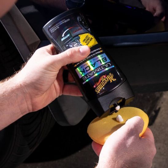 Лосьйон для чорніння зовнішнього пластику, Ultimate Black Plastic Restorer Lotion, Meguiar's, 355 мл G15812 фото