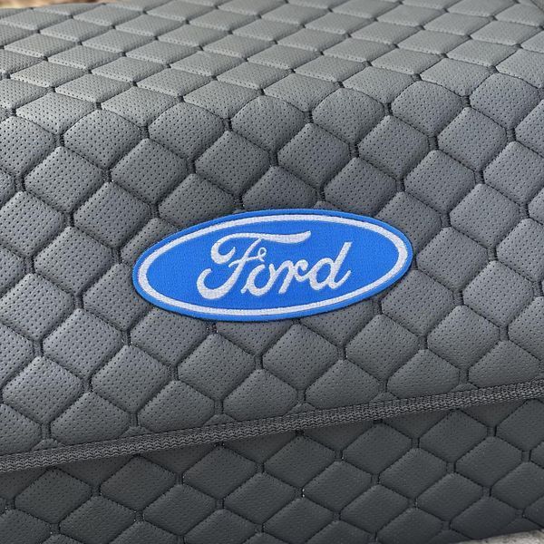 Органайзер в багажник з вишивкою Ford, чорний, 50 см, автомобільний органайзер в авто 000007169 фото