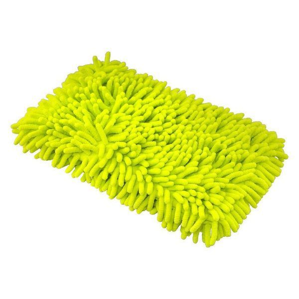 Подушечка з мікрофібри для миття авто без подряпин, Chenille Microfiber, салатова, Chemical Guys MIC415 фото