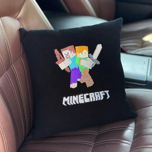 Детская подушка Minecraft из флиса в автомобиль 00022174 фото
