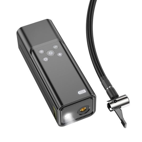 Портативный компрессор для автомобиля Hoco Maddy portable smart air pump ZP7 (5000mAh) |10.3 bar| 200041916 фото