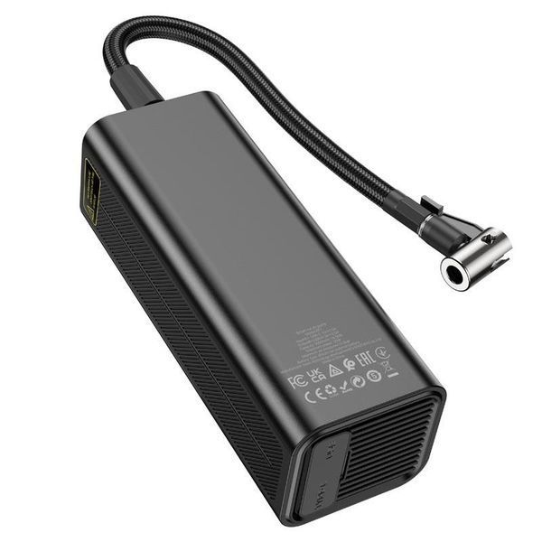 Портативный компрессор для автомобиля Hoco Maddy portable smart air pump ZP7 (5000mAh) |10.3 bar| 200041916 фото