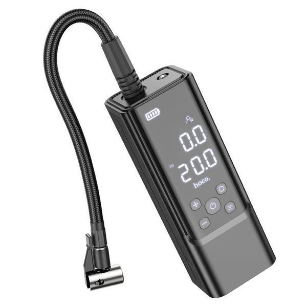 Портативный компрессор для автомобиля Hoco Maddy portable smart air pump ZP7 (5000mAh) |10.3 bar| 200041916 фото