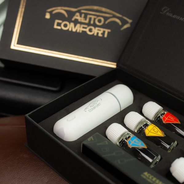 Автоматический ароматизатор в машину Smart Electro - аромамашина в белом цвете, 6 ароматов 00022145 фото