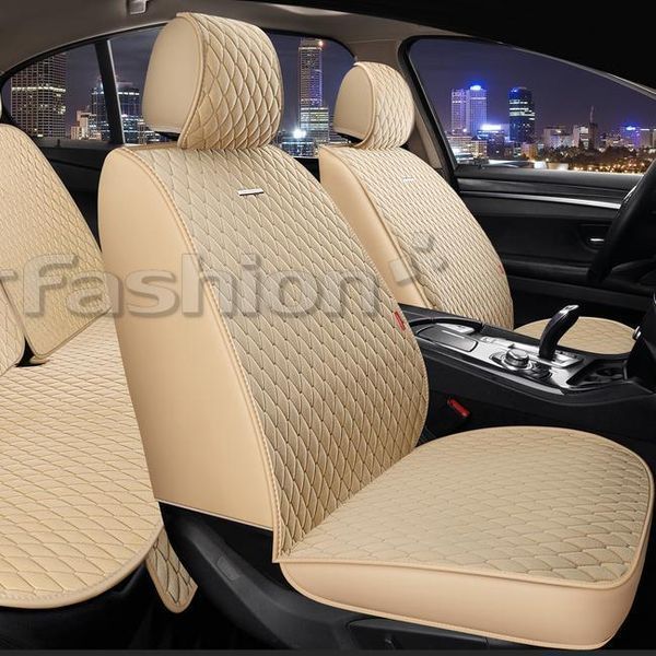 Чохли на сидіння RUBIN, CarFashion, комплект, бежевий RUBIN-22696 фото