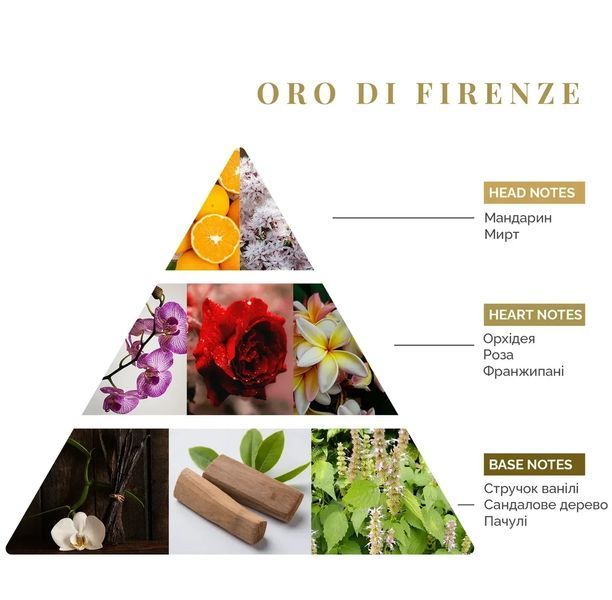 Интерьерные духи Oro Di Firenze, Firenze Travel Logevy, 30 ml 30-Oro фото