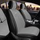 Накидки на сидіння в машину BREEZE, CarFashion, передній ряд, сірий/чорний 000007499 фото 1