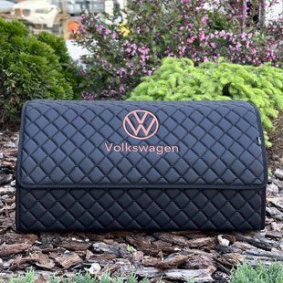 Органайзер в багажник с вышивкой Volkswagen, черный, 65 см, автомобильный органайзер в авто 00021441 фото