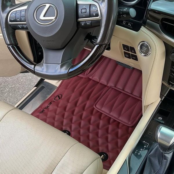 Килимки в автомобіль з екошкіри Honda в салон, чорний H00021449 фото