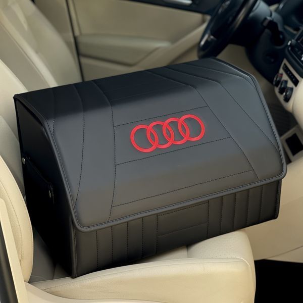 Автомобильный органайзер в багажник Premium Pro Elite с логотипом Audi , размер М 50 см 200041314 фото