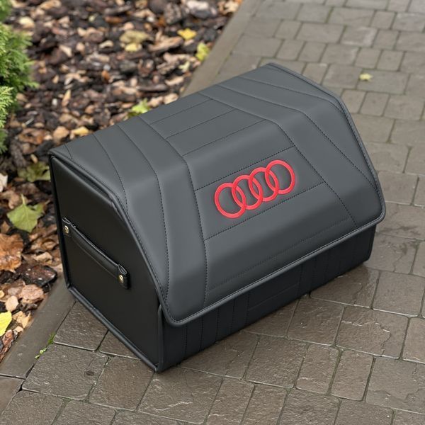 Автомобильный органайзер в багажник Premium Pro Elite с логотипом Audi , размер М 50 см 200041314 фото