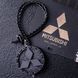 Ароматизатор в машину MITSUBISHI з темного дерева, подарунок чоловікові AR-MITSUBISHI-093 фото 1