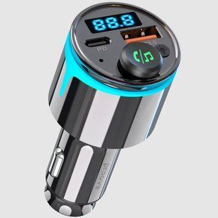 Адаптер автомобильный Proove FM Launcher Nexus 30W (PD+QC3.0) Type-C+USB Black 000004843 фото