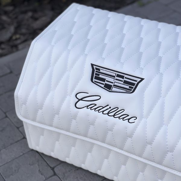 Автомобильный органайзер в багажник Premium Pro Crown с логотипом Cadilac, магнитная фиксация, размер М 50 см 200042869 фото