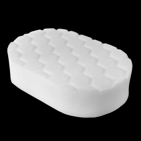 Аплікатор поролоновий для полірування, Hex Logic White Polishing Hand Pad, Chemical Guys, білий BUFX202 фото