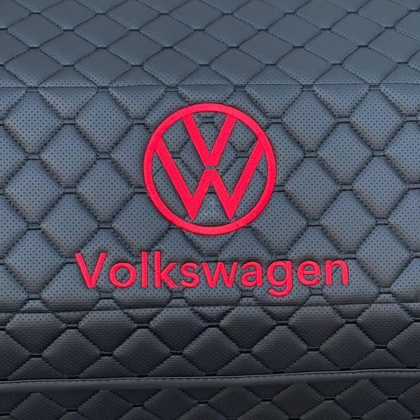 Органайзер у багажник з вишивкою Volkswagen, чорний, 65 см, автомобільний органайзер в авто 200040941 фото