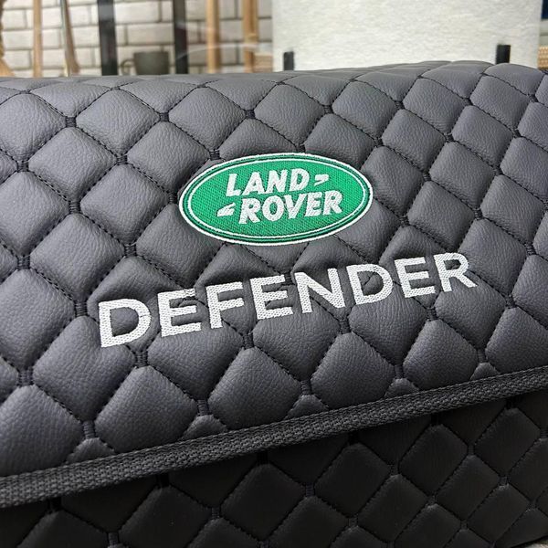 Органайзер в багажник з вишивкою Land Rover, чорний, 50 см, автомобільний органайзер в авто 000006897 фото