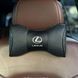 Подушка в машину на підголівник LEXUS (Лексус) чорний, 1 шт ORTG-LEXUS-BLK фото 1