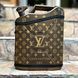 Канистра-бар 20л с посудой, бронзовый мини бар с дизайнерским принтом "Louis Vuitton" HOR020 фото