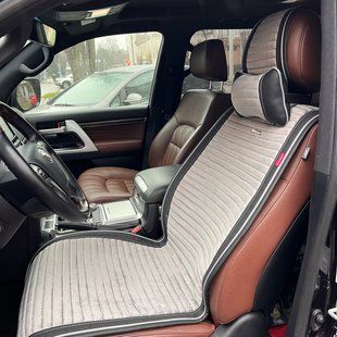 Накидки на сиденья авто MONACO, CarFashion, серый/черный, передний ряд MONACO-21822 фото