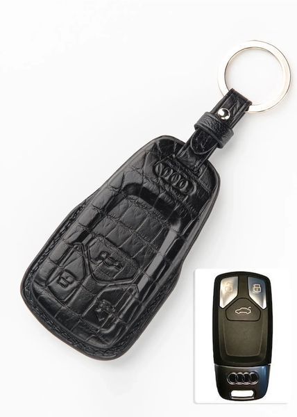 Кожаный чехол для ключа AUDI (Ауди) из крокодиловой кожи TM-913 TM-913-AU11 фото