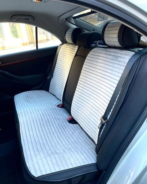 Накидки на сиденья авто MONACO, CarFashion, серый/черный, передний ряд MONACO-21822 фото