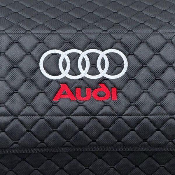 Органайзер в багажник на магніті з вишивкою Audi, чорний, 50 см MP02248 фото