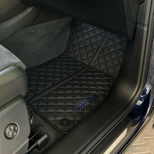 Коврики в машину с экокожи Audi Q5 в салон, черный H00021451 фото