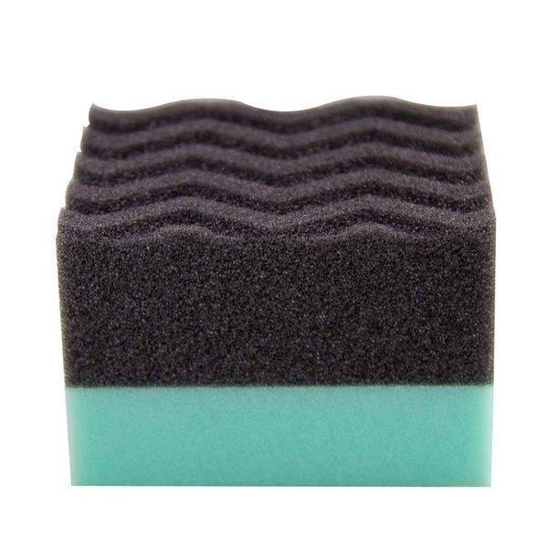 Аплікатор поролоновий двошаровий з хвилястим покриттям, Wonder Wave Durafoam Tire, 10,16х10,16 см, Chemical Guys ACC300 фото