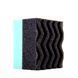 Аплікатор поролоновий двошаровий з хвилястим покриттям, Wonder Wave Durafoam Tire, 10,16х10,16 см, Chemical Guys ACC300 фото 3