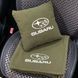 Подушка и плед в машину с логотипом авто Subaru, зеленый 200040992 фото 1