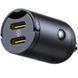 Адаптер автомобильный Baseus Tiny Star Mini Car Charger (2&times;USB-C, 60 W, QC/PD) VCHX-A0G фото 3