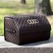 Органайзер у багажник на магніті з вишивкою Audi, коричневий, 50 см, автомобільний органайзер в авто 200041953 фото 2