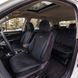 Повний комплект авточохлів CarFashion, модель SHEVRON, чорний/синій 200041132 фото 1