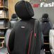 Авточехлы на сиденья SHEVRON, CarFashion, передний ряд, черный/красный 200041129 фото 2