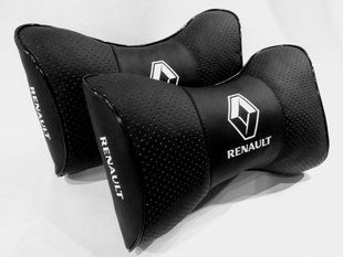 Подушка в машину на подголовник RENAULT (рено) черный, 1 шт ORTG-RENAULT-BLK фото