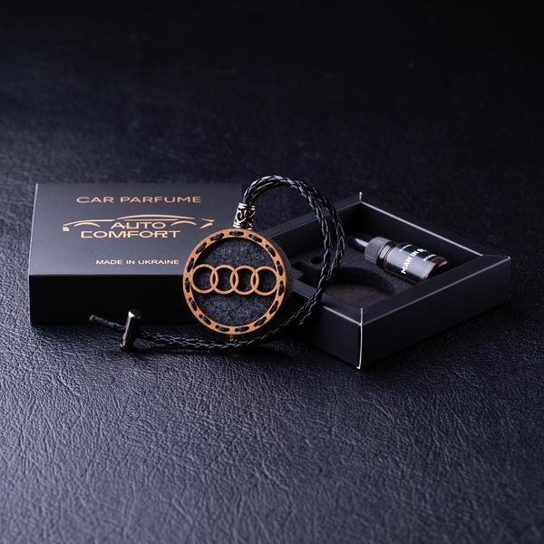 Ароматизатор в машину Audi из светлого дерева, подарок мужчине AR-AUDI-005 фото