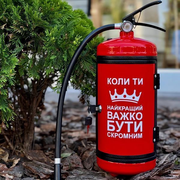 Огнетушитель бар, подарок для друга, кума, брата, мини-бар с гравировкой 000003707 фото